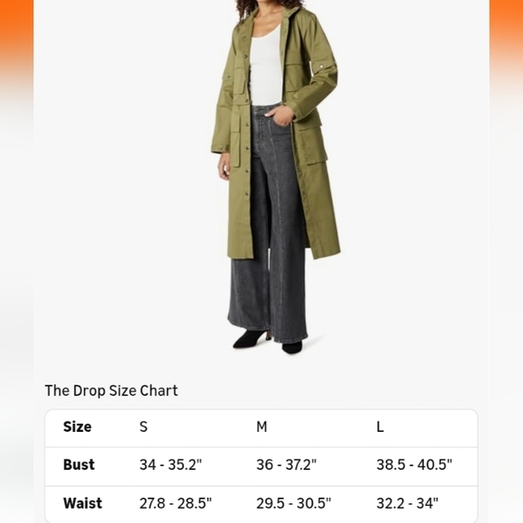 The Drop Olive Convertible Utility Coat by @Takkunda Size Medium NWT - Picture 8 of 9